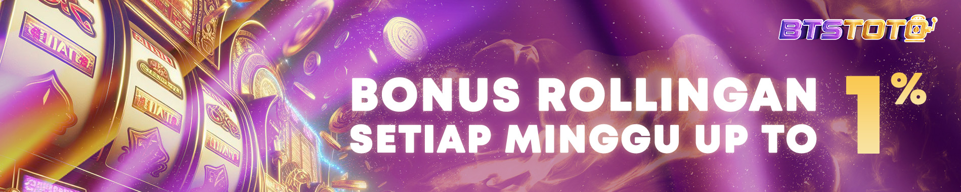 bonus komisi rollingan setiap minggu 1%